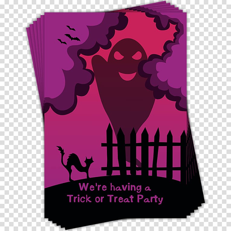 Wedding invitation Halloween Horror Nights Halloween card Greeting & Note Cards, Halloween transparent background PNG clipart