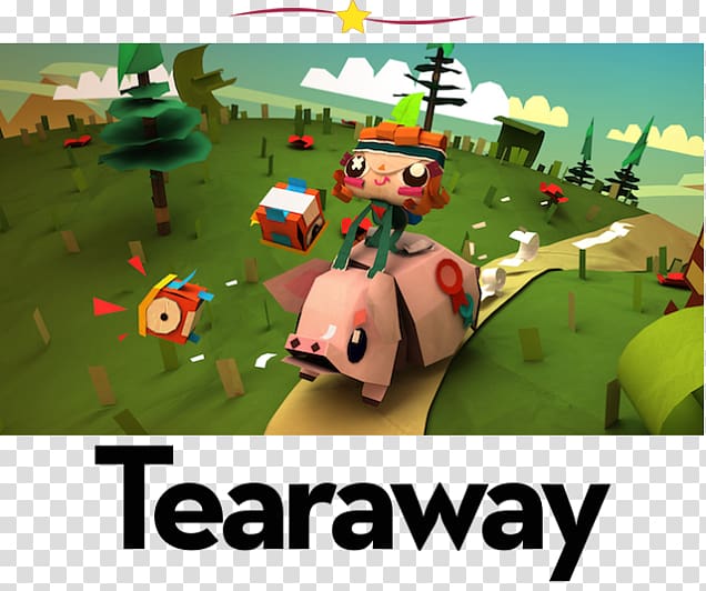 Tearaway Unfolded PlayStation 4 LittleBigPlanet, 80s arcade games transparent background PNG clipart