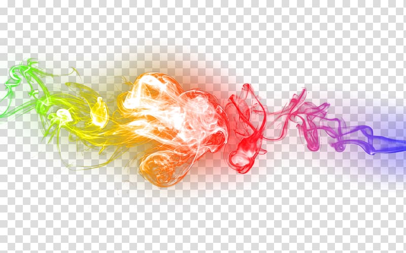 multicolored , Menu Graphic design , Rainbow color colorful smoke transparent background PNG clipart