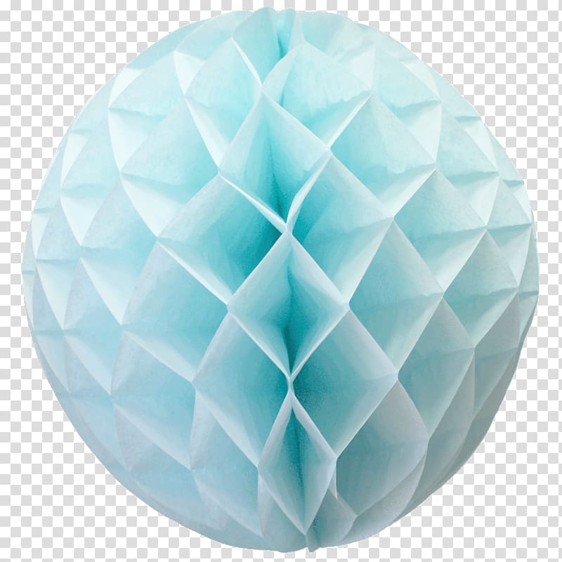 Paper lantern Blue Paper honeycomb, honeycomb transparent background PNG clipart