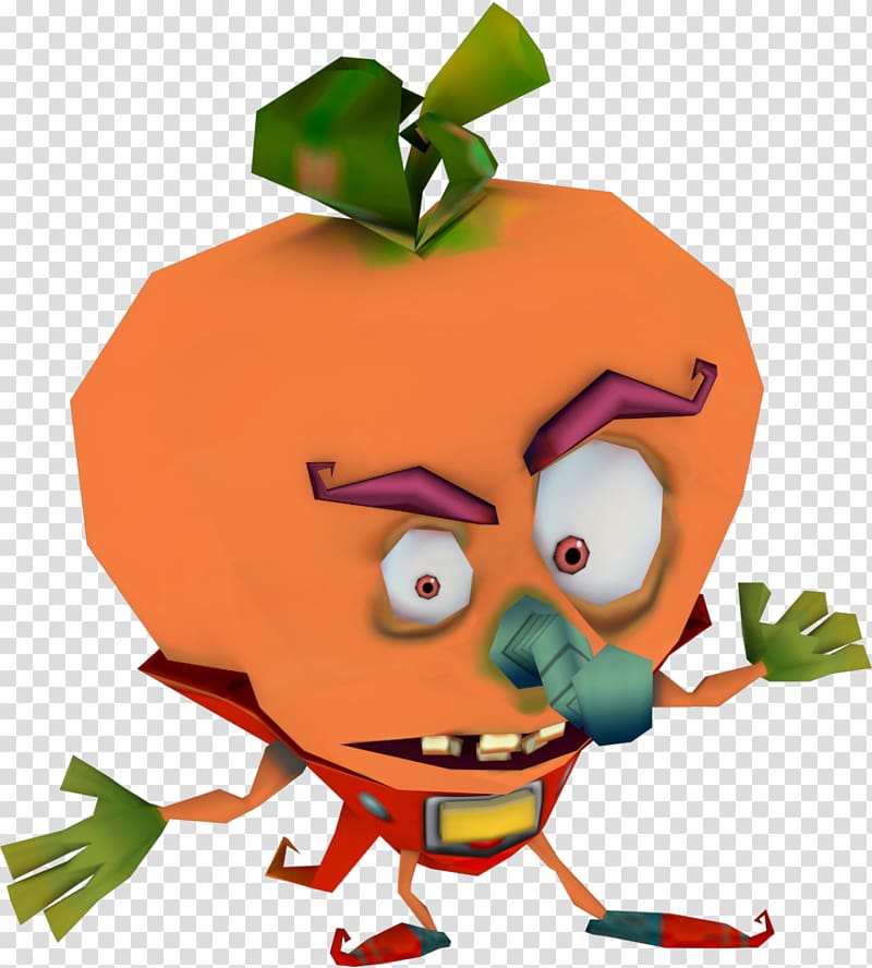 Crash Tag Team Racing Crash Bandicoot: The Wrath of Cortex Ilhas Wumpa Doctor N. Gin, pumpkin transparent background PNG clipart