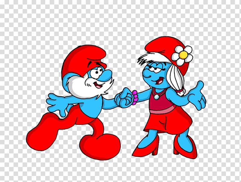 Papa Smurf SmurfWillow Smurfette Clumsy Smurf Hefty Smurf, others transparent background PNG clipart