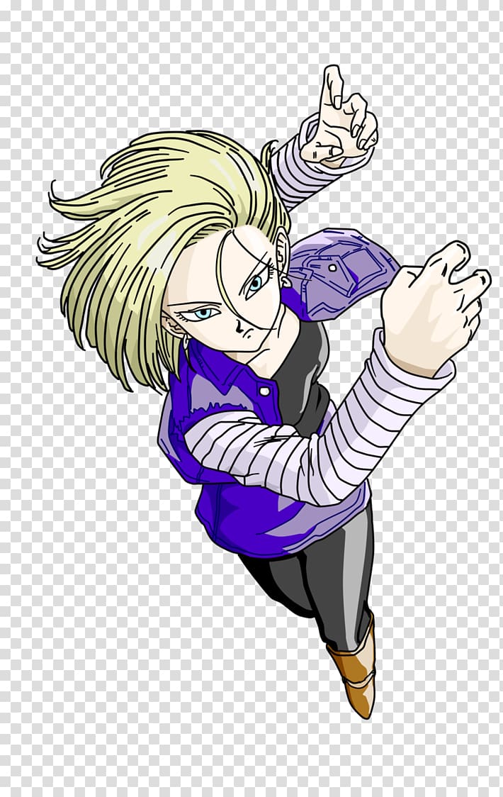 Android 18 Android 17 Goku Android 16, goku transparent background PNG clipart