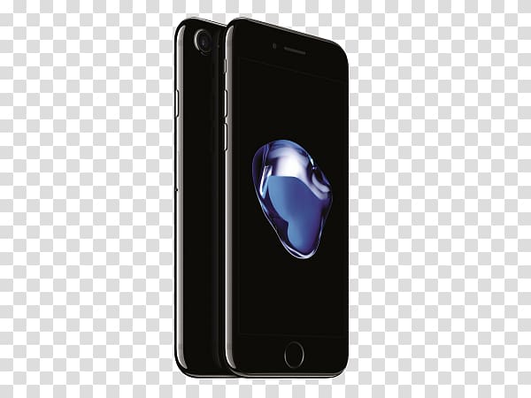 Apple iPhone 7 jet black Telephone, Geek Squad transparent background PNG clipart
