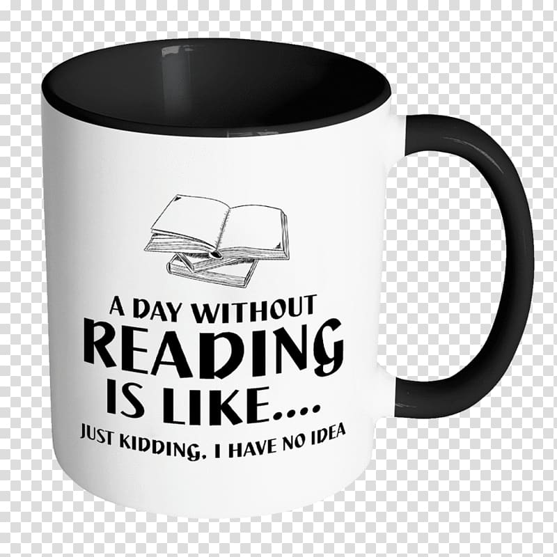 White coffee Tea Coffee cup Mug, Read A Book Day transparent background PNG clipart