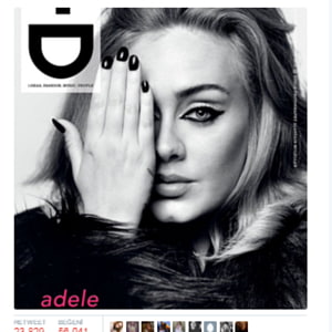 Adele i-D 0 Illuminati Music, adele transparent background PNG clipart thumbnail