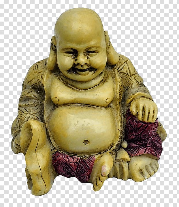 Buddha ceramic figurine, Buddha Sculpture transparent background PNG clipart