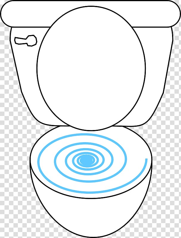Flush toilet Bathroom , Hand-drawn cartoon flush toilet transparent background PNG clipart