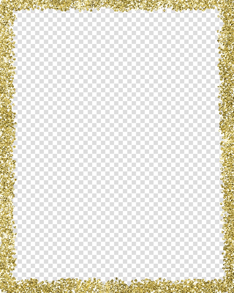 gold border transparent background PNG clipart
