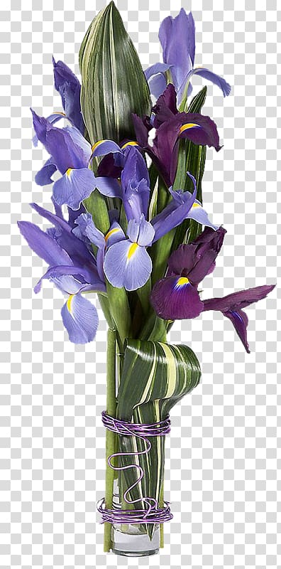 Irises Floral design Cut flowers Flower bouquet, iris transparent background PNG clipart