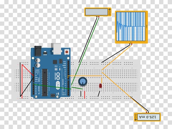 Electronic component Diagram Electronic circuit simulation Electrical network, Led Circuit transparent background PNG clipart
