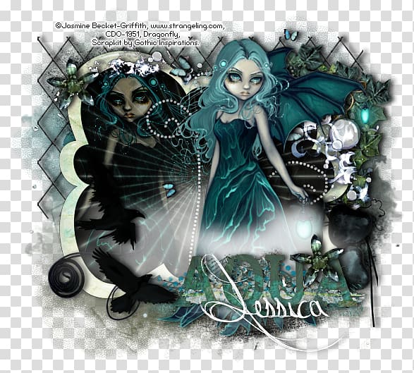 Portfolio One Fairy Teal Jasmine Becket-Griffith, Fairy transparent background PNG clipart