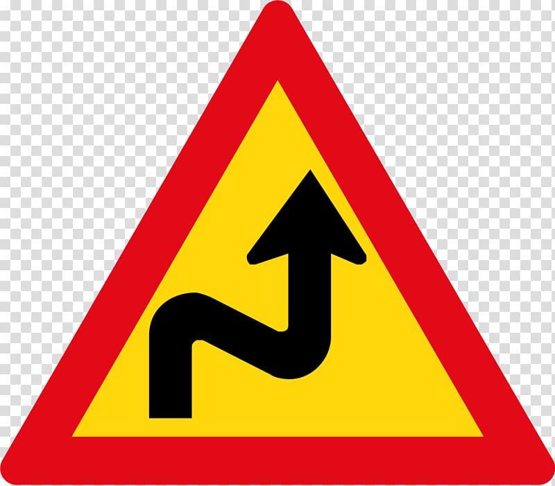 Traffic sign Car Warning sign Road signs in Greece, curves transparent background PNG clipart