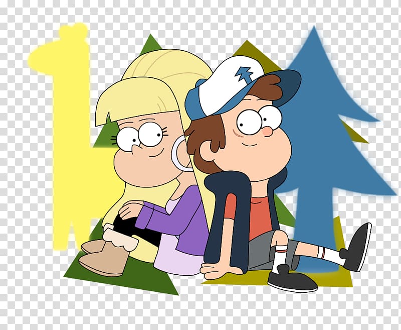 Dipper Pines Mabel Pines Fan art, its coming home meme transparent background PNG clipart