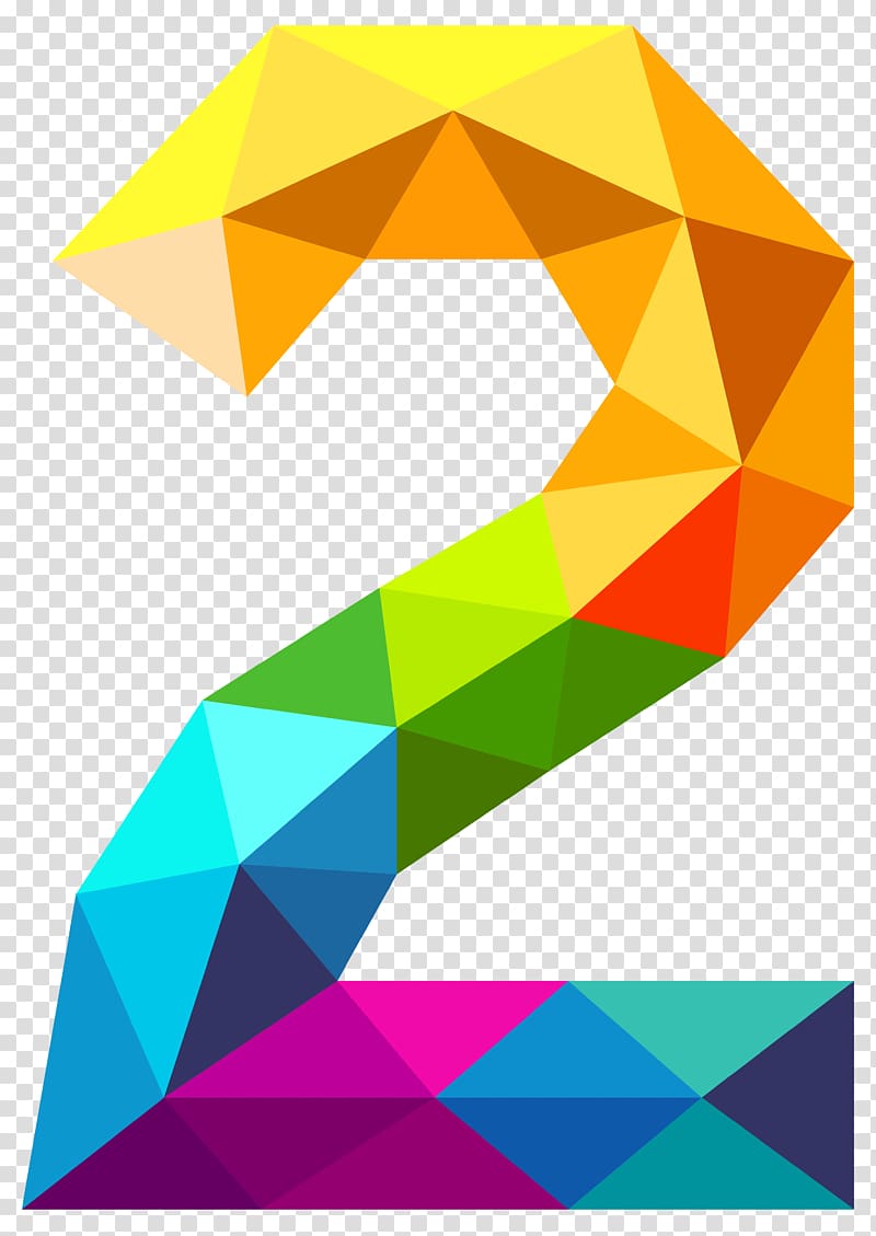 Number Triangle , one transparent background PNG clipart