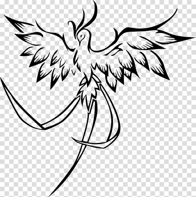 Phoenix Tattoo Radio Craftlandia PNG Clipart Art Artwork Black And White  Dark Phoenix Saga Dragon Free