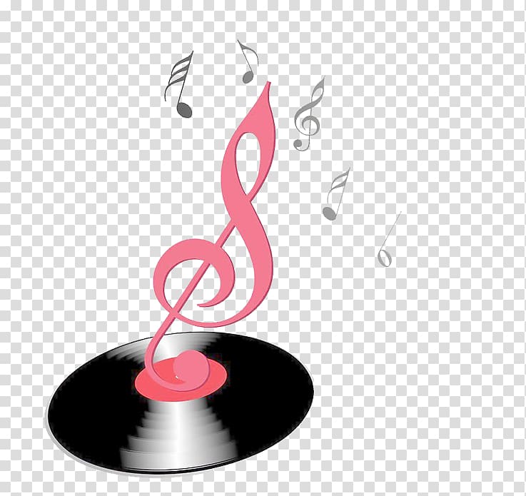 Musical note Compact disc, CD notes transparent background PNG clipart