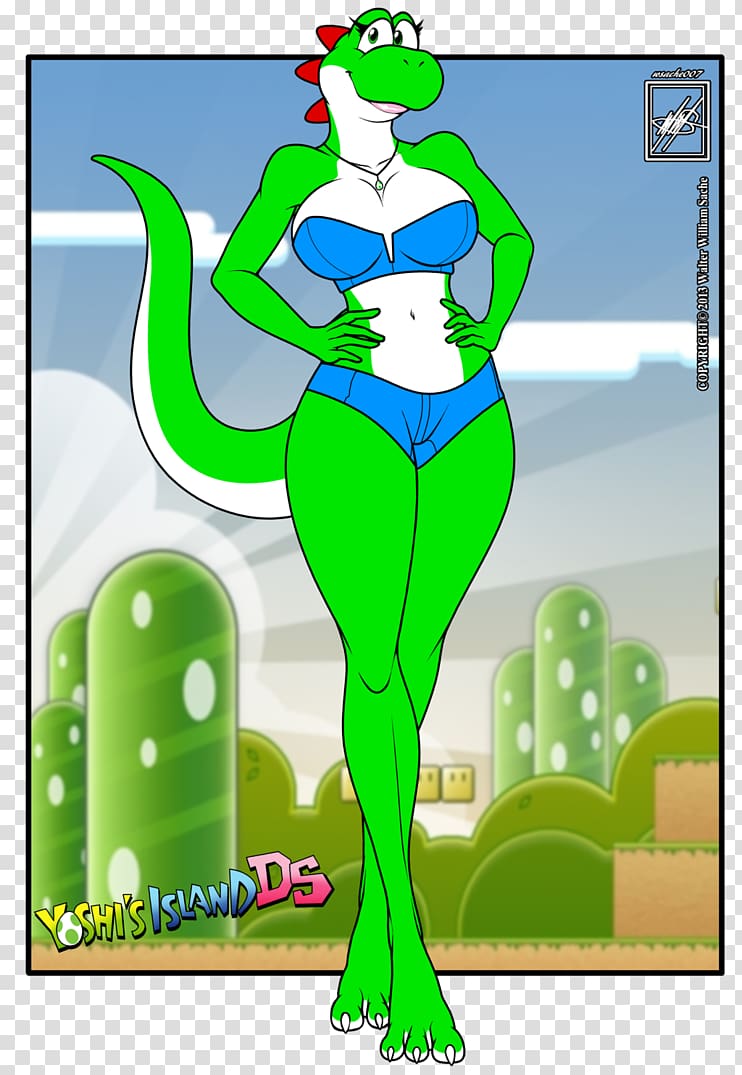 Mario & Yoshi Video game Nintendo Female, Hot babe transparent background PNG clipart