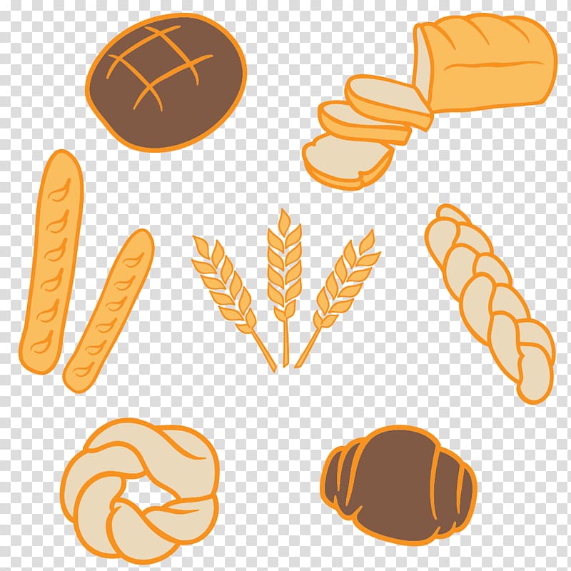 Breakfast cereal Euclidean Drawing, Wheat bread transparent background PNG clipart
