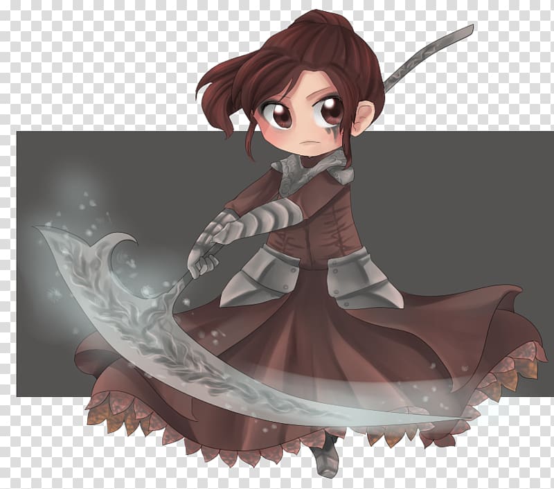 Brown hair Illustration Anime Figurine, Barn swallow transparent background PNG clipart