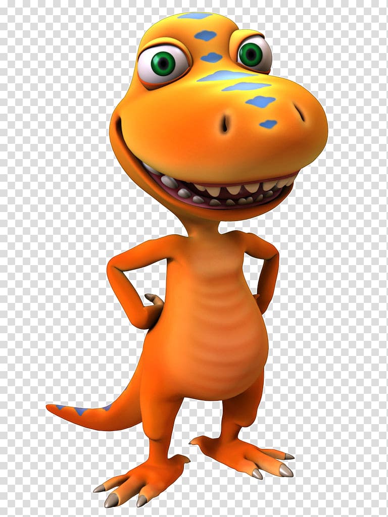 orange dinosaur illustration, Tyrannosaurus Mrs. Pteranodon Dinosaur Train: Buddy and Friends, Buddy Cartoon Characters transparent background PNG clipart