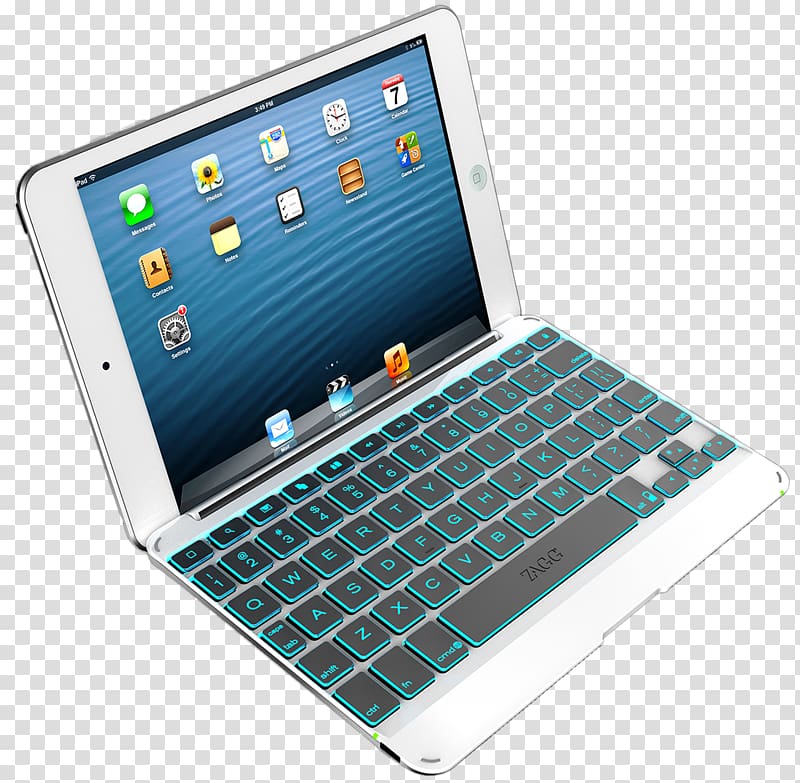 iPad Mini 2 Computer keyboard Laptop Zagg iPad Mini 4, keyboard transparent background PNG clipart