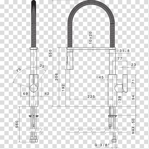 Door handle Drawing Line, double 11 presale transparent background PNG clipart