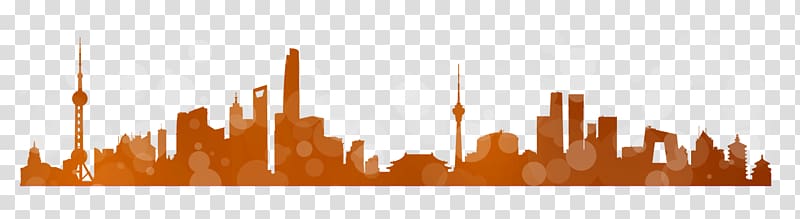 Skyline Silhouette, Modern City Silhouette transparent background PNG clipart