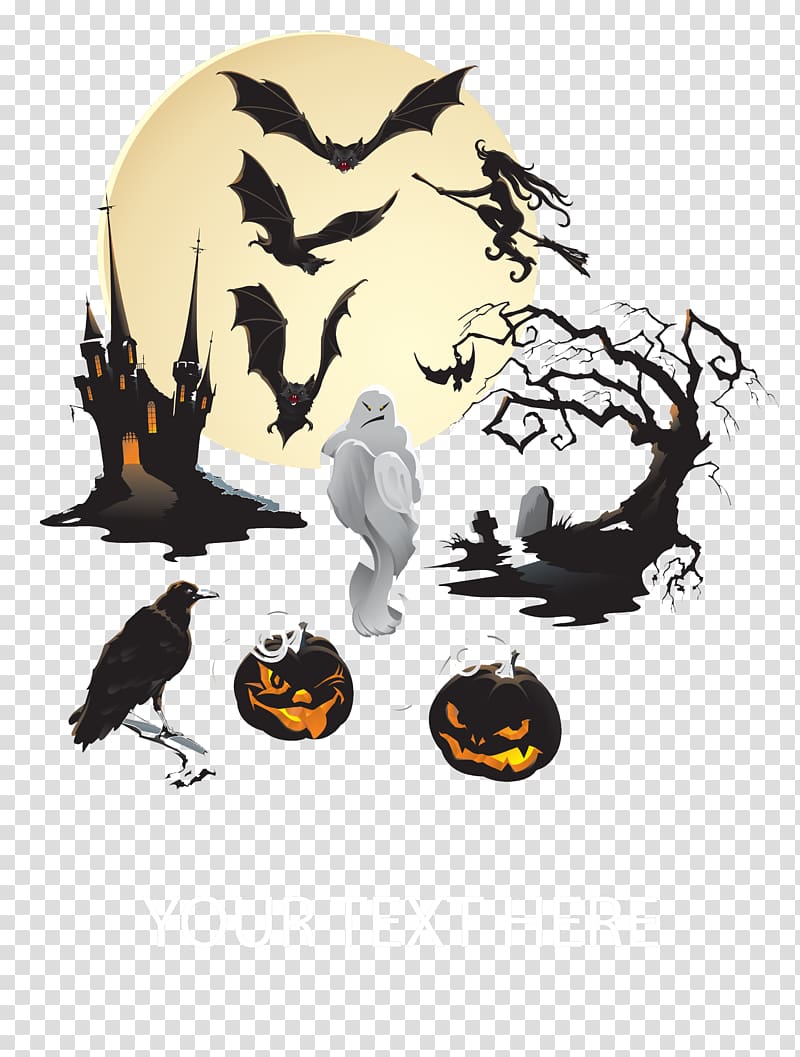 Bat Halloween Jack-o\'-lantern , Halloween transparent background PNG clipart