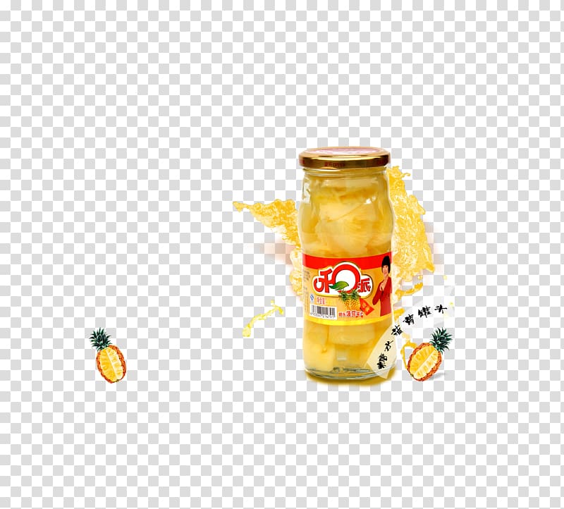 Tong sui Food Canning Tin can, Canned pineapple syrup transparent background PNG clipart