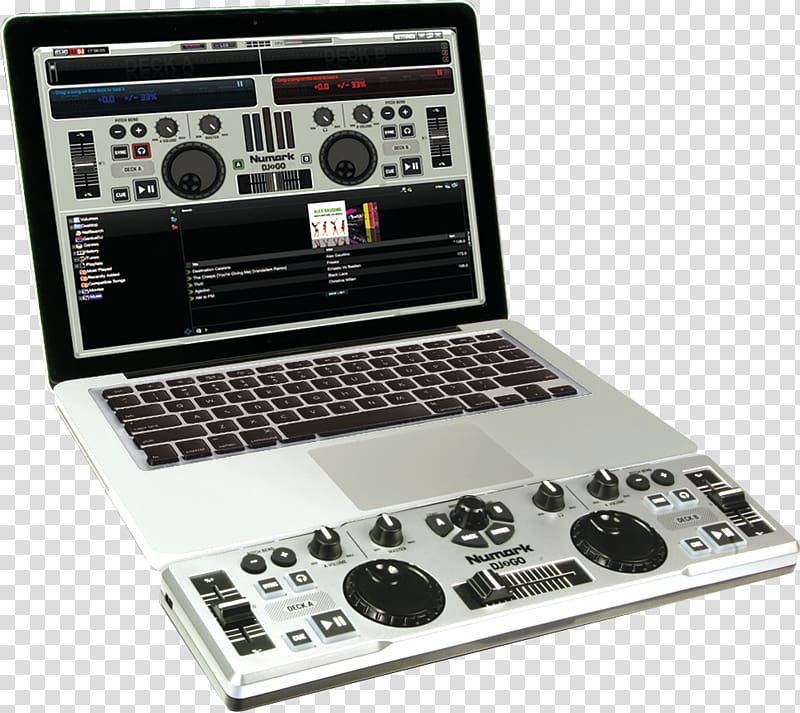 DJ controller Disc jockey Numark Mixdeck Express Numark Industries VirtualDJ, mixing table transparent background PNG clipart