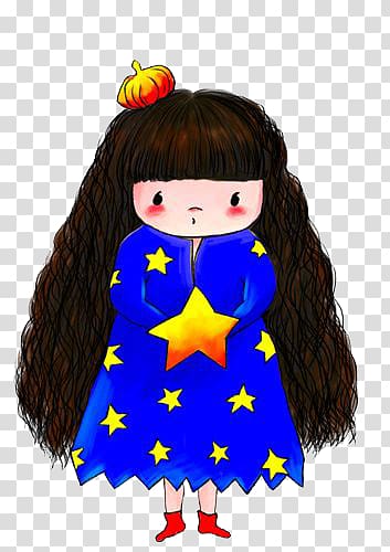 cartoon girl transparent background PNG clipart