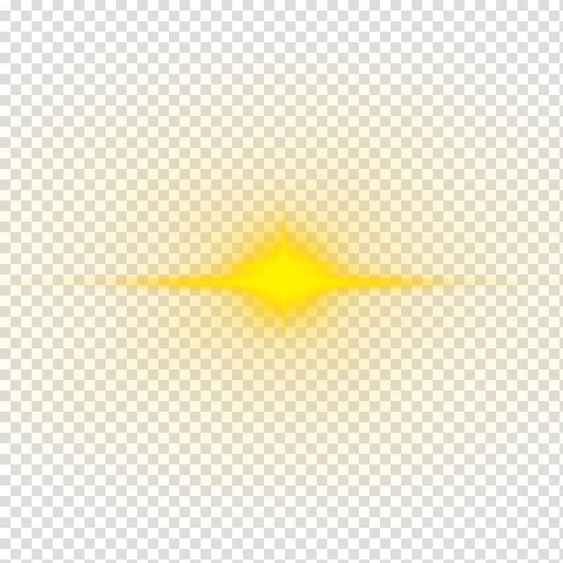 yellow star , Light Transparency and translucency Luminous efficacy , Spot light effect cross pattern transparent background PNG clipart