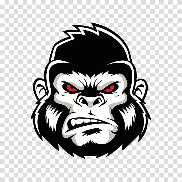 Gorilla Logo, gorilla transparent background PNG clipart