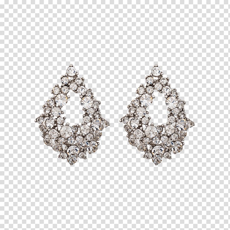 Earring Jewellery Gold Swarovski AG Lily and Rose, Crystal Earrings transparent background PNG clipart