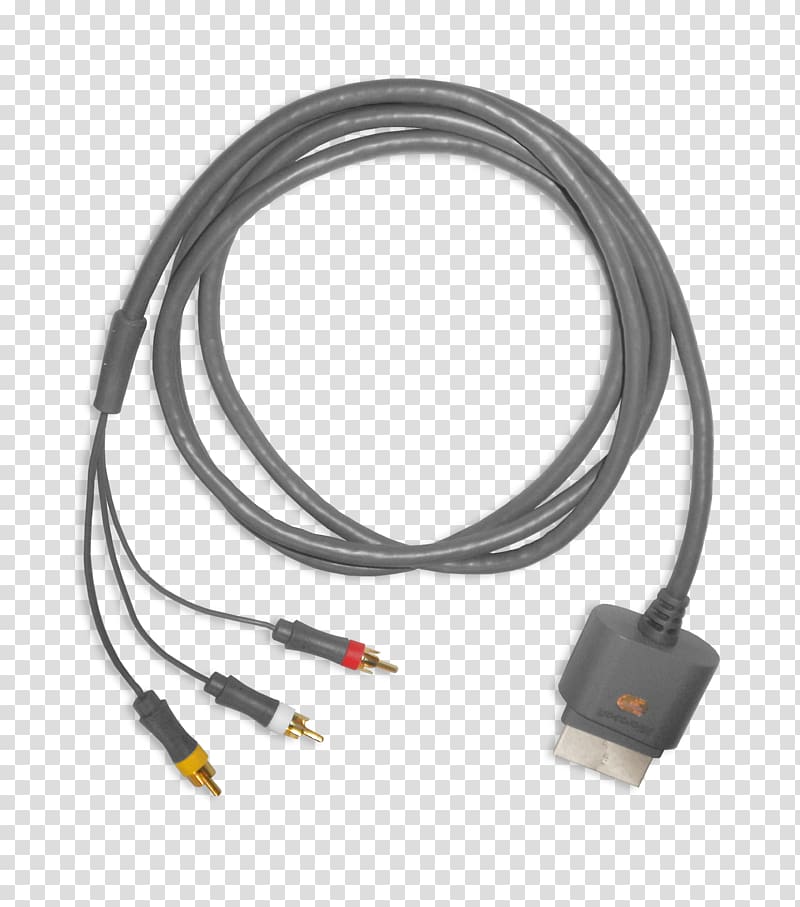 Xbox 360 HDMI SCART Composite video Electrical cable, composite transparent background PNG clipart