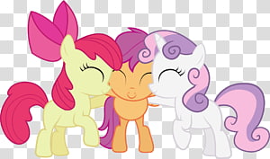 Pony Scootaloo Apple Bloom Sweetie Belle The Cutie Mark Crusaders, Huddle transparent background PNG clipart thumbnail