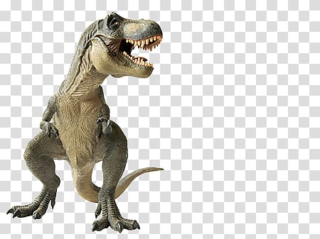 gray t-rex, Dinosaur Standing Left transparent background PNG clipart