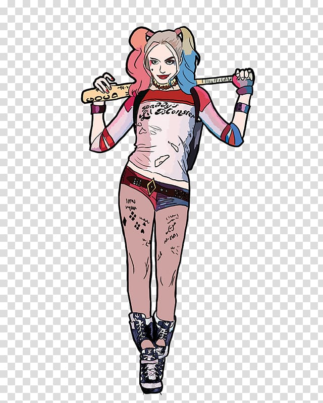 Harley Quinn Joker Power Girl Film, harley transparent background PNG clipart