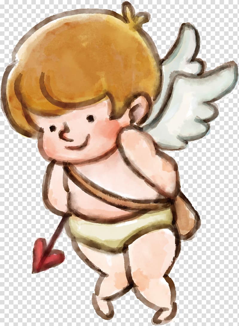 Cupid, Angel transparent background PNG clipart