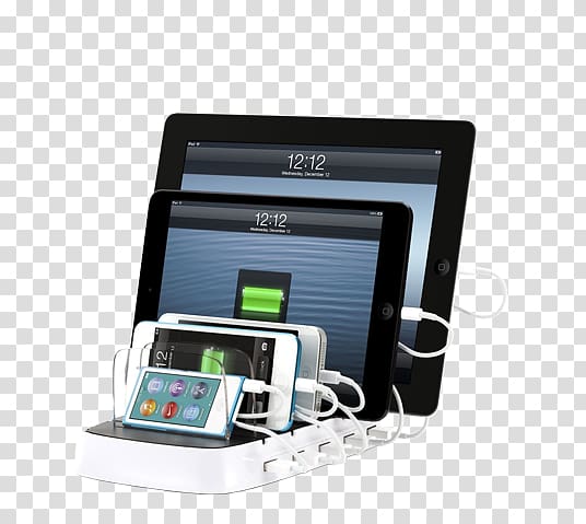 Battery charger Griffin Technology Apple Charging station USB, Apple Data Cable transparent background PNG clipart