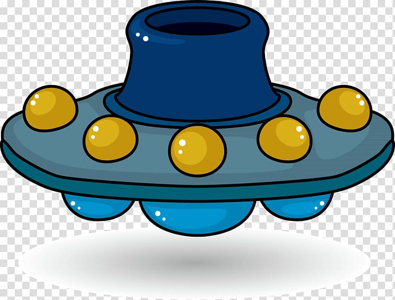 Spacecraft Cartoon Unidentified flying object , Robot material tool transparent background PNG clipart