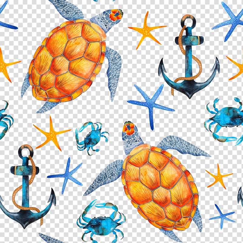 shading sea creatures transparent background PNG clipart