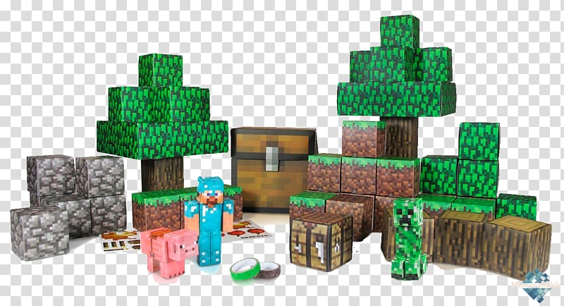 Minecraft: Pocket Edition Paper model Video game, minecraft papercraft  transparent background PNG clipart