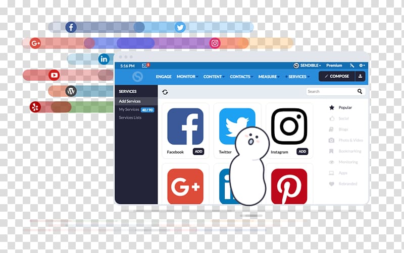 Social media Instagram Facebook Twitter Social networking service, social media transparent background PNG clipart