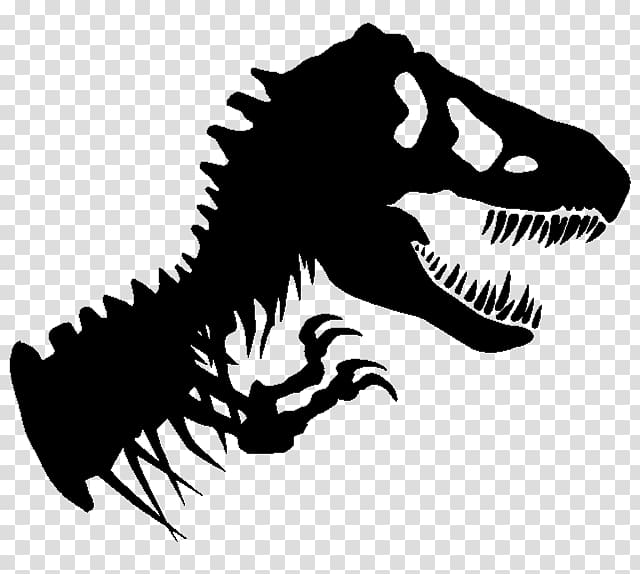 Jurassic Wolrd logo, Jurassic Park: The Game Ian Malcolm Jurassic Park: Operation Genesis Tyrannosaurus, Tyrannosaurus transparent background PNG clipart