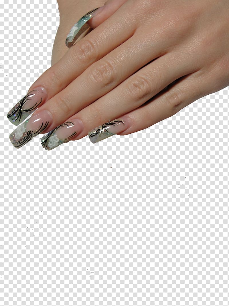 Artificial nails Manicure Acrylic paint Nail art, nails transparent  background PNG clipart | HiClipart