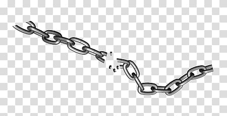 broken chains transparent background PNG clipart