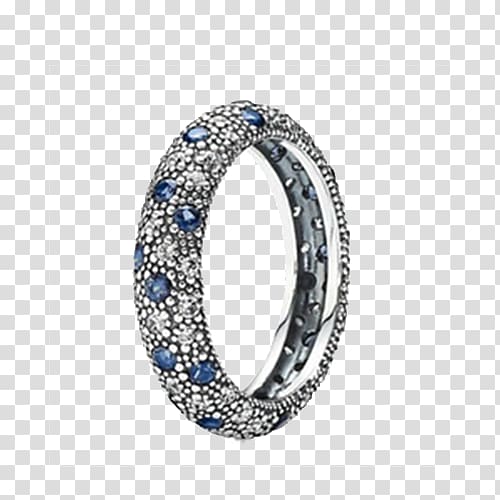 Earring Pandora Cubic zirconia Jewellery, Pandora Rings transparent background PNG clipart