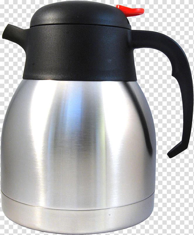 Jug Coffee Thermoses Tea Stainless steel, Coffee transparent background PNG clipart